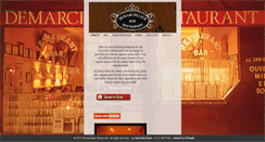 Desktop Screenshot of demarchelierrestaurant.com